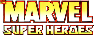 Marvel Super Heroes logo for Sega Saturn